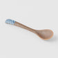 Spoon Small Bisque Indigo Basketweave