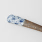 Spoon Small Bisque Indigo Asanoha