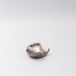 Gingko Leaf Sauce Dish 30ml Metallic Lustre Glaze