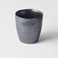 Sushi Mug 325ml Metallic Black Drip Glaze