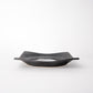 Plate Square 16cm Black Pearl Glaze