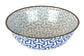Bowl 19cm Indigo Ikat Herringbone Design