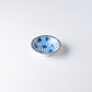Sauce Dish 11cm Indigo Ikat Starburst Design