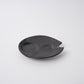 Plate Dimpled 15cm Craft Black Glaze