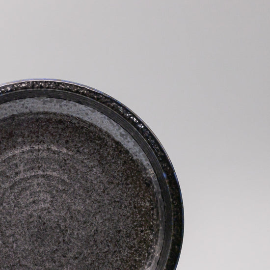 Plate Thick Edge 25cm Midnight Pearl Glaze