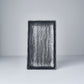 Plate Ibushi Rectangular 22cm Black Glaze