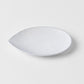 Plate Oval 13.5cm Snow Leaf Glaze