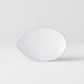 Plate Oval 13.5cm Snow Leaf Glaze