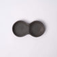 Double Sauce Dish 15.5cm Stone Slab Design
