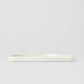 Half Moon Plate 21cm Ivory White Glaze