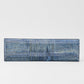 Plate Rectangular 33x10cm Lines Dark Blue Glaze