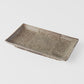 Sushi Plate 21cm Light Brown Glaze