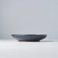 Dinner Plate Organic Shape 23cm Kanso Matt Black Glaze