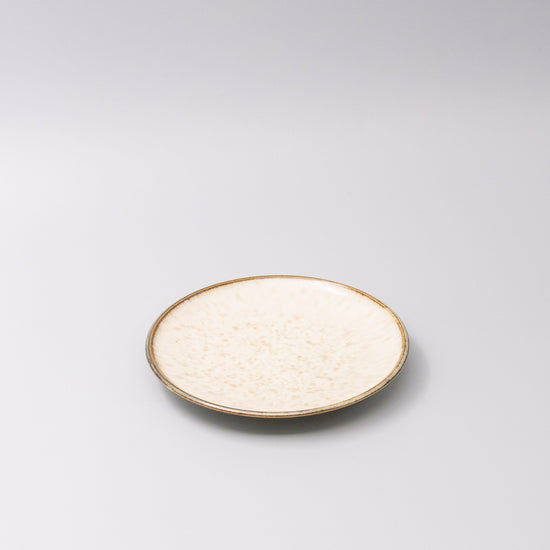 Tapas Plate 17cm Ivory Pearl Glaze