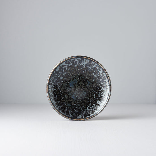 Tapas Plate 17cm Black Pearl Glaze