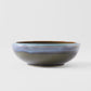 Bowl Thick Edge 17cm Blue Outer Dark Green Inner Glaze