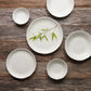 Side Plate 21.5cm White Spiral Glaze