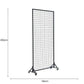 Versatile and Premium Flower Wall Stand / Portable Event Screen with Wheels 2m x 1m