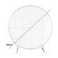 Sturdy Circular Flower Wall / Event Stand 200cm Diameter (White Frame)