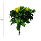 Flowering Yellow Rose Stem UV Resistant 30cm