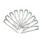 Artificial Grass Roll Pegs / Fake Grass Galvanized Metal Pegs with Green Top 10 Pieces