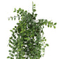 Artificial Hanging Dark Green Hanging Pearls Garland Bush UV Resistant and Fire Rated 20cm x 79cm