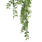 Artificial Hanging Dark Green Hanging Pearls Garland Bush UV Resistant and Fire Rated 20cm x 79cm