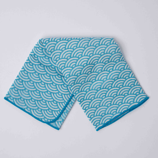 Face Towel Waves Blue
