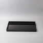 Tray Rectangular 42cm Black Lacquerware