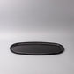 Platter Oval 42.5cm Black Lacquerware Glaze