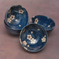 Bowl Set 4pcs Navy Pink Sakura Design