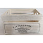 Vintage Home Wood Crates White Wash 40x22cm