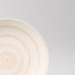 Bowl Open Shallow 23cm Ivory Spiral Glaze