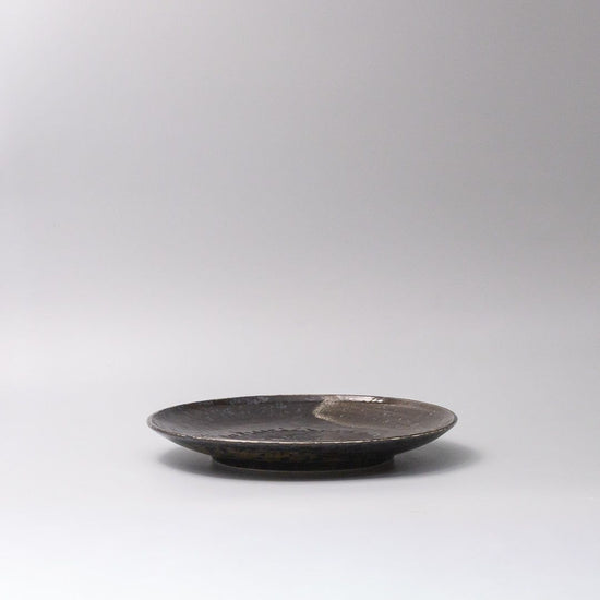 Plate 25cm Bronze Brushstroke Glaze