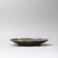 Plate Flat Based 25cm Bronze Brushstroke Glaze