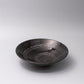 Serving Bowl 28cm Black Swirl Glaze