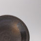 Shallow Bowl 23cm Mottled Black with Brushstroke