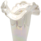 Mermaid Iridescent Ceramic Vase white