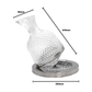 Authur Embossed Decanter - 1500m