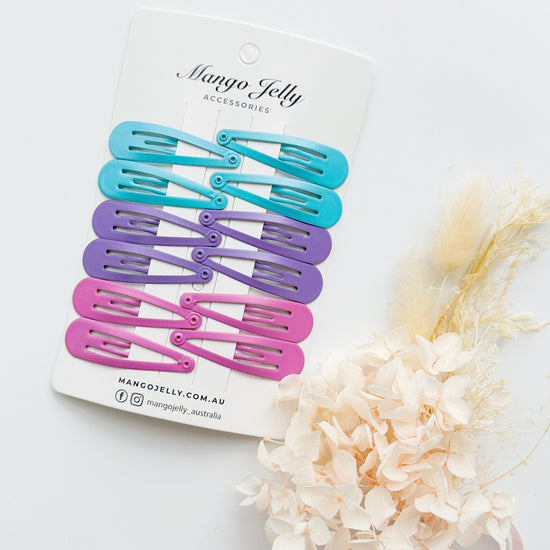 Essential Snap Hair clips - MAGIC - 6 Pieces
