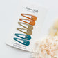 Essential Snap Hair clips - Natural - 6 Pieces