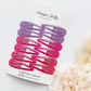 Essential Snap Hair clips - Rosie - 6 Pieces