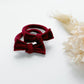 Handmade Simple Bows - School colours - Maroon - 1 pairs