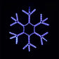 LED Ropelight Snowflake Twinkle Cool White