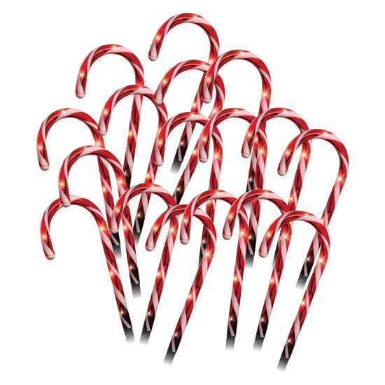 LED Candy Canes Path Lights 20pk