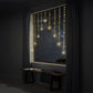 LED Snowflakes Curtain Lights avialable in 2 Colors - Warm White