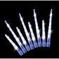 LED Icicle Tube Lights 24-Pack Available in 2 Colors - Blue