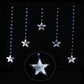 LED Infinity Stars Curtain Lights avaiable in 2 Colors - Warm White