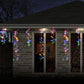 LED Dancing Cluster Icicles 9m Available in 2 Options - Multicolor (6 Colors)