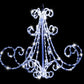 LED Acrylic Chandelier Flashing available in 2 colors - White